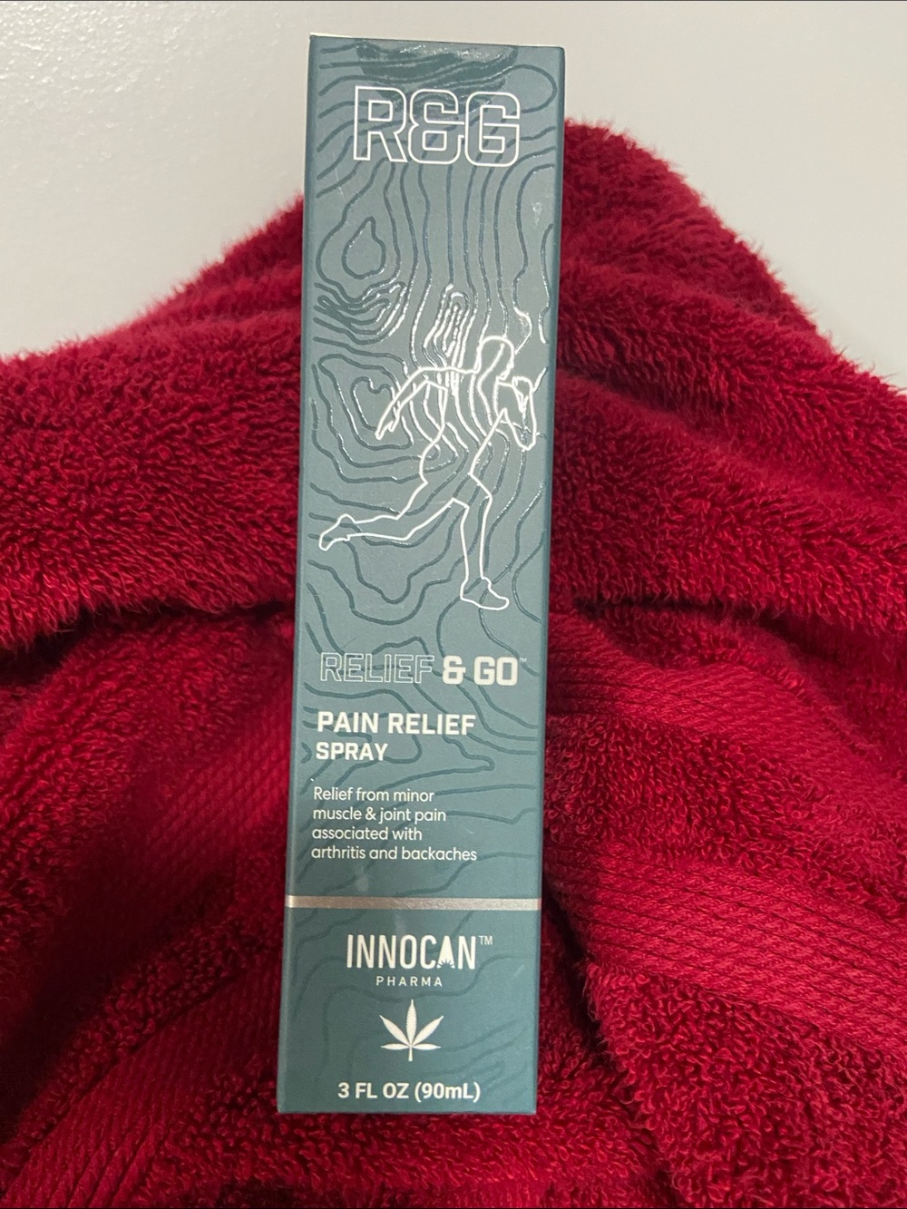 INNOCAN Relief & Go Pain Relief Spray - Blue